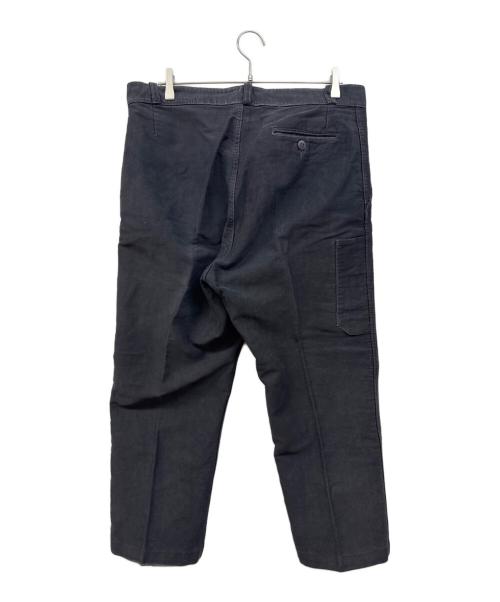 Le Favori（ル ファヴォリ）LE FAVORI (ル ファヴォリ) ブラックモールスキンパンツ ブラック サイズ:未記入の古着・服飾アイテム