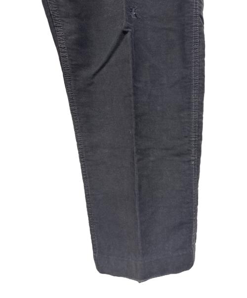 Le Favori（ル ファヴォリ）LE FAVORI (ル ファヴォリ) ブラックモールスキンパンツ ブラック サイズ:未記入の古着・服飾アイテム