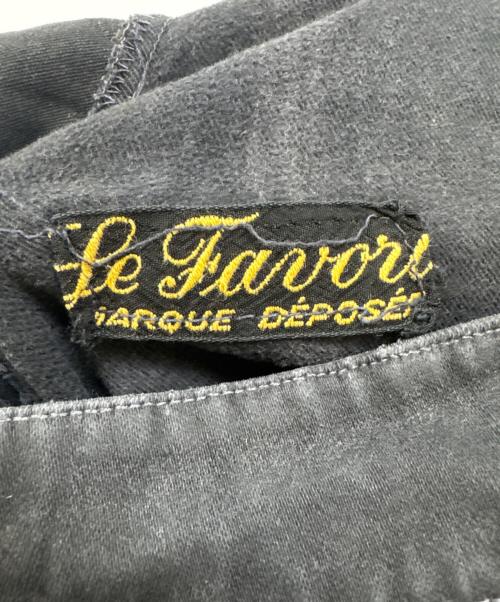 Le Favori（ル ファヴォリ）LE FAVORI (ル ファヴォリ) ブラックモールスキンパンツ ブラック サイズ:未記入の古着・服飾アイテム