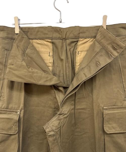 French Army（フランス軍）French Army (フランス軍) M-47 後期型 カーゴパンツ カーキ サイズ:35の古着・服飾アイテム