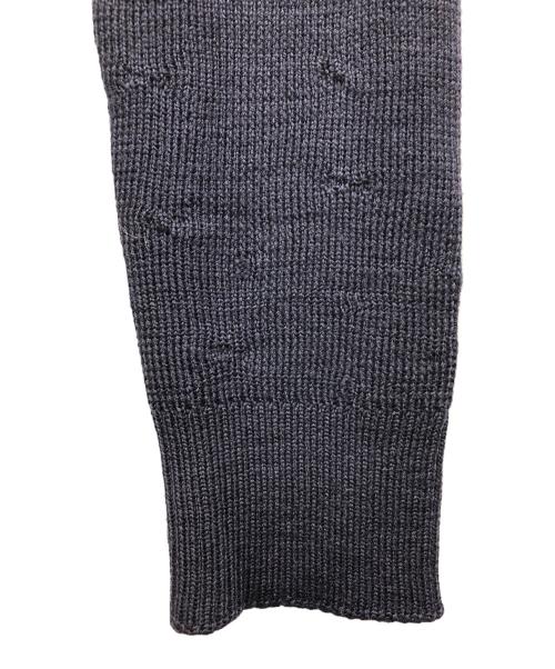 Maison Margiela（メゾンマルジェラ）Maison Margiela (メゾンマルジェラ) ショルダーボタン ニットワンピース ネイビー サイズ:Mの古着・服飾アイテム