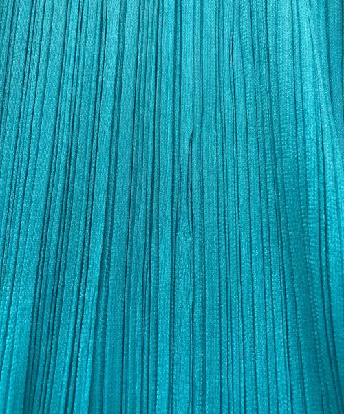 PLEATS PLEASE（プリーツプリーズ）PLEATS PLEASE (プリーツプリーズ) プリーツフレアチュニック ブルー サイズ:3の古着・服飾アイテム