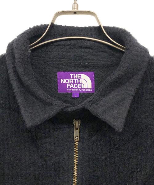 THE NORTHFACE PURPLELABEL（ザ・ノースフェイス パープルレーベル）THE NORTHFACE PURPLELABEL (ザ・ノースフェイス パープルレーベル) POLARTEC Wool Fleece Sweater Jacket ブラック サイズ:XLの古着・服飾アイテム