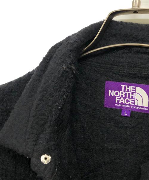 THE NORTHFACE PURPLELABEL（ザ・ノースフェイス パープルレーベル）THE NORTHFACE PURPLELABEL (ザ・ノースフェイス パープルレーベル) POLARTEC Wool Fleece Sweater Jacket ブラック サイズ:XLの古着・服飾アイテム