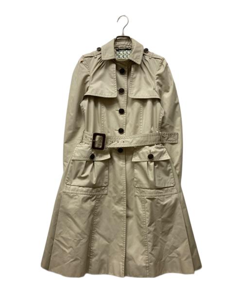 GUCCI（グッチ）GUCCI (グッチ) トレンチコート ベージュ サイズ:40の古着・服飾アイテム