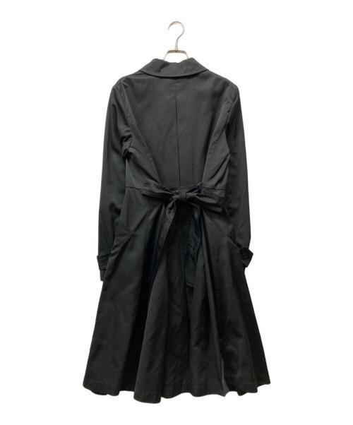 Max Mara Studio（マックスマーラ ストゥディオ）MAX MARA STUDIO (マックスマーラ ストゥディオ) トレンチコート ブラック サイズ:42の古着・服飾アイテム