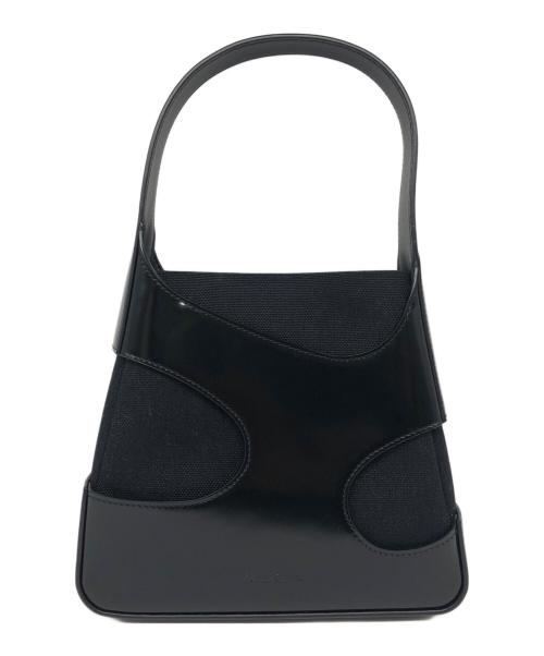Ferragamo（フェラガモ）Ferragamo (フェラガモ) カットアウトハンドバッグ ブラックの古着・服飾アイテム
