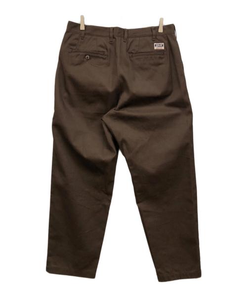 Schott（ショット）Schott (ショット) TC 2タック ワイド ワークパンツ ブラウン サイズ:XLの古着・服飾アイテム