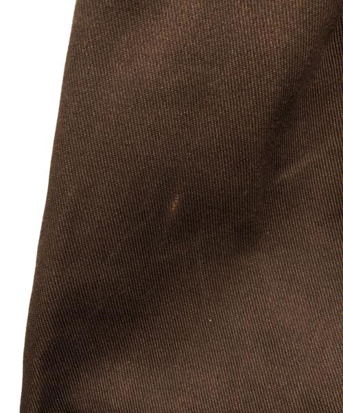 Schott（ショット）Schott (ショット) TC 2タック ワイド ワークパンツ ブラウン サイズ:XLの古着・服飾アイテム