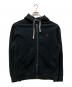 POLO RALPH LAUREN（ポロ・ラルフローレン）の古着「フード裏サーマルジップパーカー」｜ブラック