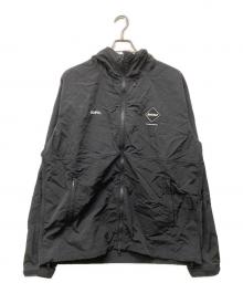 F.C.R.B.（エフシーレアルブリストル）の古着「NYLON HOODED BLOUSON」｜ブラック