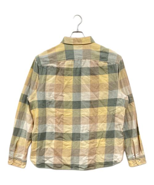 RRL（ダブルアールエル）RRL (ダブルアールエル) ブロックチェックネルシャツ ベージュ サイズ:XLの古着・服飾アイテム