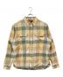 RRL（ダブルアールエル）の古着「ブロックチェックネルシャツ」｜ベージュ