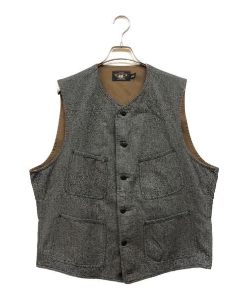 RRL（ダブルアールエル）RRL (ダブルアールエル) ライアンベスト グレー サイズ:XLの古着・服飾アイテム