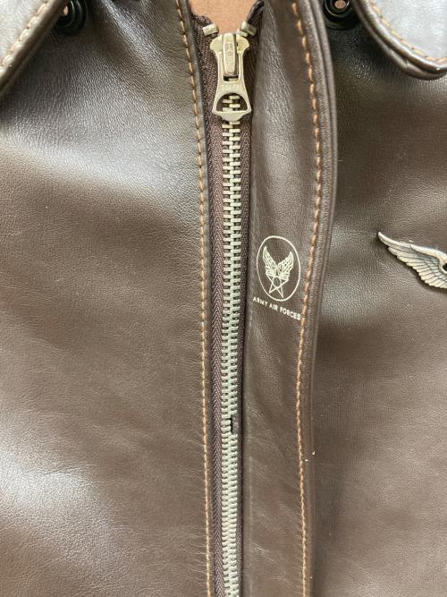 MORGAN PRODUCTIONS（モーガン プロダクションズ）MORGAN PRODUCTIONS (モーガン プロダクションズ) A-2フライトジャケット ブラウン サイズ:40の古着・服飾アイテム