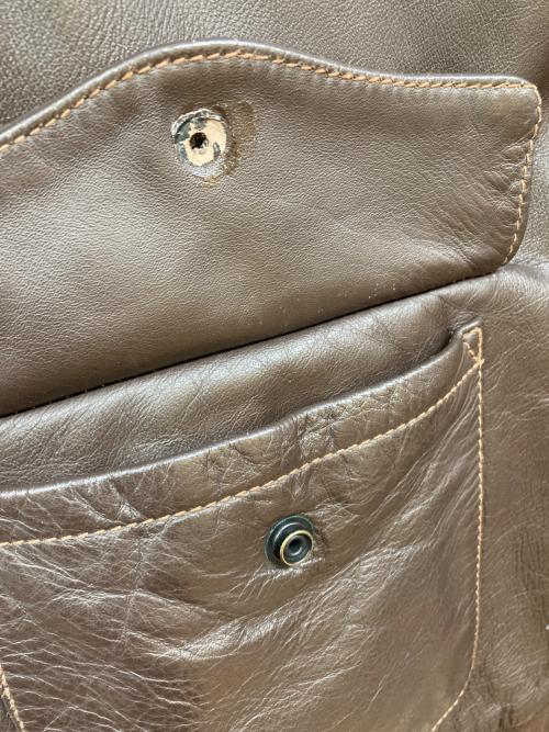 MORGAN PRODUCTIONS（モーガン プロダクションズ）MORGAN PRODUCTIONS (モーガン プロダクションズ) A-2フライトジャケット ブラウン サイズ:40の古着・服飾アイテム