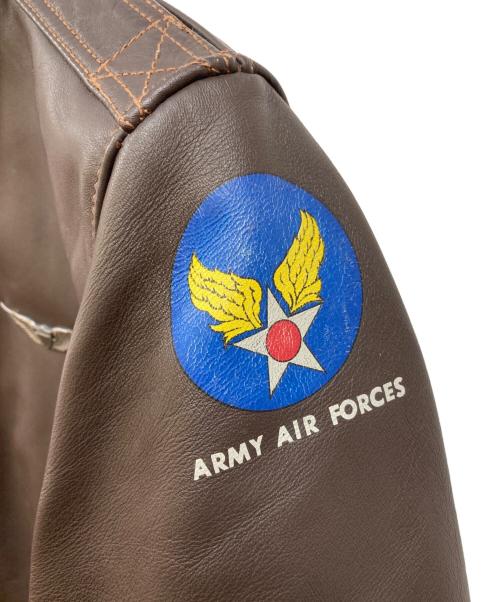 MORGAN PRODUCTIONS（モーガン プロダクションズ）MORGAN PRODUCTIONS (モーガン プロダクションズ) A-2フライトジャケット ブラウン サイズ:40の古着・服飾アイテム