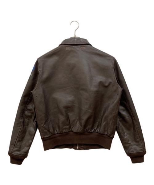 MORGAN PRODUCTIONS（モーガン プロダクションズ）MORGAN PRODUCTIONS (モーガン プロダクションズ) A-2フライトジャケット ブラウン サイズ:40の古着・服飾アイテム