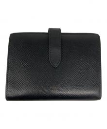 CELINE（セリーヌ）の古着「2つ折り財布」｜ブラック