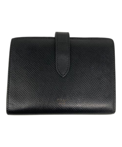 CELINE（セリーヌ）CELINE (セリーヌ) 2つ折り財布 ブラックの古着・服飾アイテム