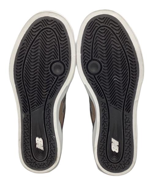 NEW BALANCE（ニューバランス）NEW BALANCE (ニューバランス) ローカットスニーカー ブラウン×ブラック サイズ:25cm 未使用品の古着・服飾アイテム