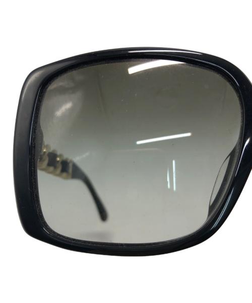 CHANEL（シャネル）CHANEL (シャネル) ココマークチェーンサングラス ブラック サイズ:58□17-135の古着・服飾アイテム