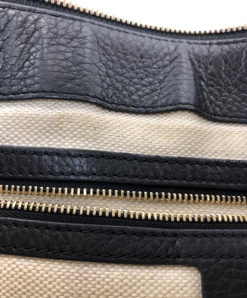 GUCCI（グッチ）GUCCI (グッチ) ソーホーインターロッキングGバッグ ブラックの古着・服飾アイテム