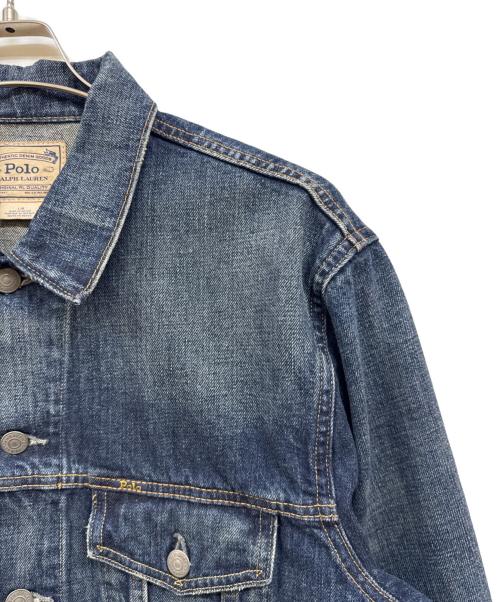 POLO RALPH LAUREN（ポロ・ラルフローレン）POLO RALPH LAUREN (ポロ・ラルフローレン) デニムジャケット インディゴ サイズ:Lの古着・服飾アイテム