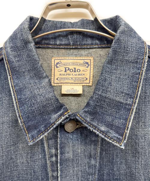 POLO RALPH LAUREN（ポロ・ラルフローレン）POLO RALPH LAUREN (ポロ・ラルフローレン) デニムジャケット インディゴ サイズ:Lの古着・服飾アイテム