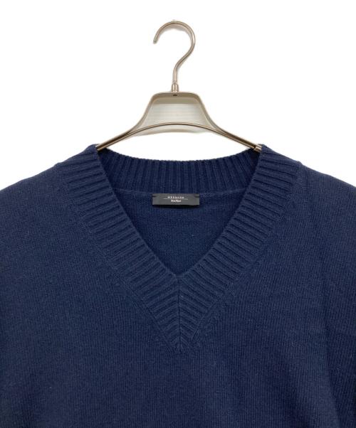 WEEKEND Max Mara（ウィークエンド マックスマーラ）Weekend Max Mara (ウィークエンド マックスマーラ) NURAGHE ニット ネイビー×ホワイト サイズ:Lの古着・服飾アイテム