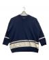 Weekend Max Mara（ウィークエンド マックスマーラ）の古着「NURAGHE ニット」｜ネイビー×ホワイト