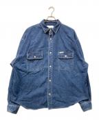 COOTIE PRODUCTIONSクーティープロダクツ）の古着「DENIM WORK SHIRT」｜インディゴ