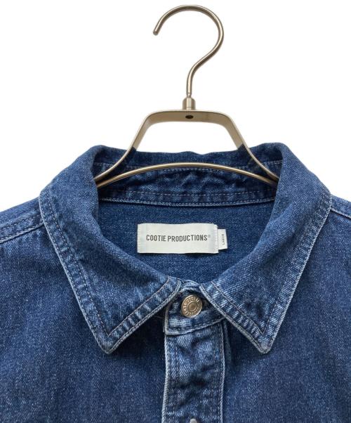 COOTIE PRODUCTIONS（クーティープロダクツ）COOTIE PRODUCTIONS (クーティープロダクツ) DENIM WORK SHIRT インディゴ サイズ:Lの古着・服飾アイテム