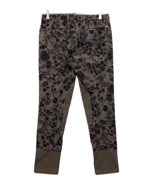 GUCCI（グッチ）GUCCI (グッチ) フラワープリントジョッキーパンツ グレー サイズ:46の古着・服飾アイテム