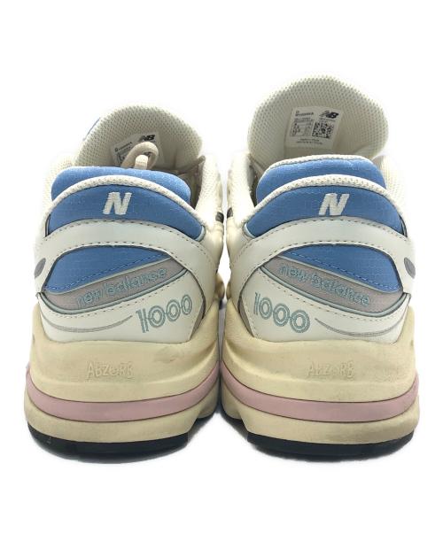 NEW BALANCE（ニューバランス）NEW BALANCE (ニューバランス) M1000 Angora/Moonrock ブルー×アイボリー サイズ:27の古着・服飾アイテム