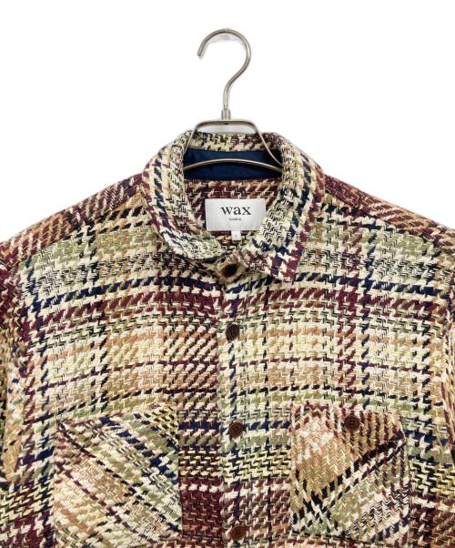 WAX LONDON（ワックスロンドン）WAX LONDON (ワックスロンドン) バスケットチェックシャツ マルチカラー サイズ:Lの古着・服飾アイテム