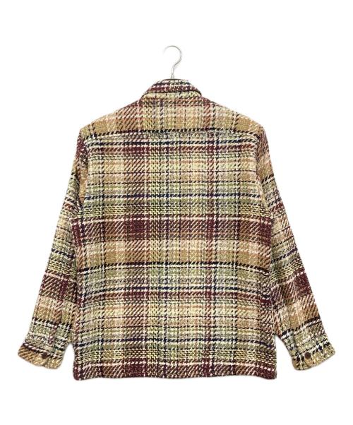 WAX LONDON（ワックスロンドン）WAX LONDON (ワックスロンドン) バスケットチェックシャツ マルチカラー サイズ:Lの古着・服飾アイテム