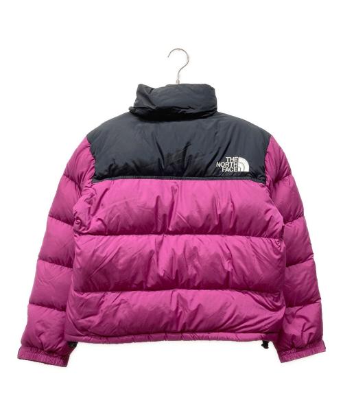 THE NORTH FACE（ザ ノース フェイス）THE NORTH FACE (ザ ノース フェイス) クロップド Nuptse ジャケット ブラック×ピンク サイズ:Mの古着・服飾アイテム