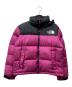 THE NORTH FACE（ザ ノース フェイス）の古着「クロップド Nuptse ジャケット」｜ブラック×ピンク