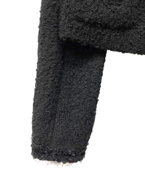 FOXEY BOUTIQUE（フォクシー ブティック）FOXEY BOUTIQUE (フォクシー ブティック) ツイードジャケット ブラック サイズ:38の古着・服飾アイテム