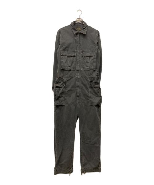 RRL（ダブルアールエル）RRL (ダブルアールエル) ヘリンボーンオールインワン グレー サイズ:Mの古着・服飾アイテム