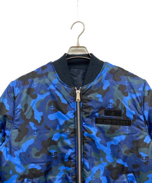 ALPHA（アルファ）ALPHA (アルファ) MA-1ジャケット ネイビー サイズ:3Lの古着・服飾アイテム