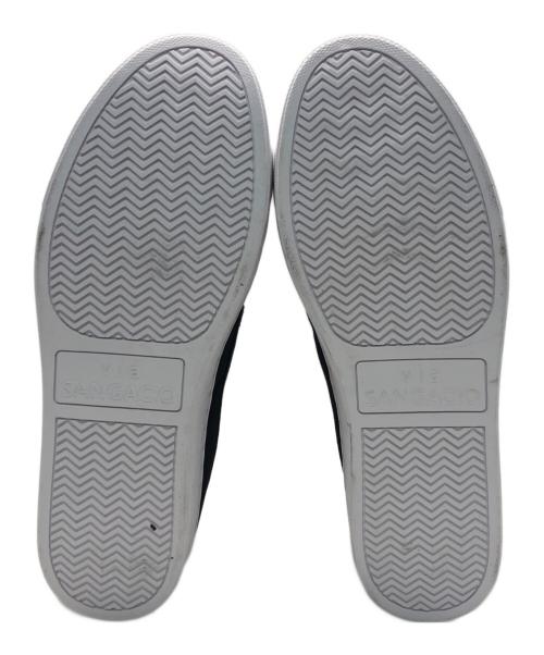 Sangacio（サンガッチョ）SANGACIO (サンガッチョ) スリッポン ブラック サイズ:27㎝の古着・服飾アイテム