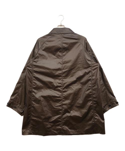 YOKE（ヨーク）YOKE (ヨーク) LEATHER-LIKE CAR COAT ブラウン サイズ:3の古着・服飾アイテム