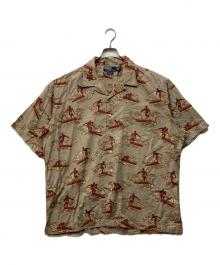 POLO RALPH LAUREN（ポロ・ラルフローレン）の古着「CLAYTON オープンカラーシャツ」｜ブラウン