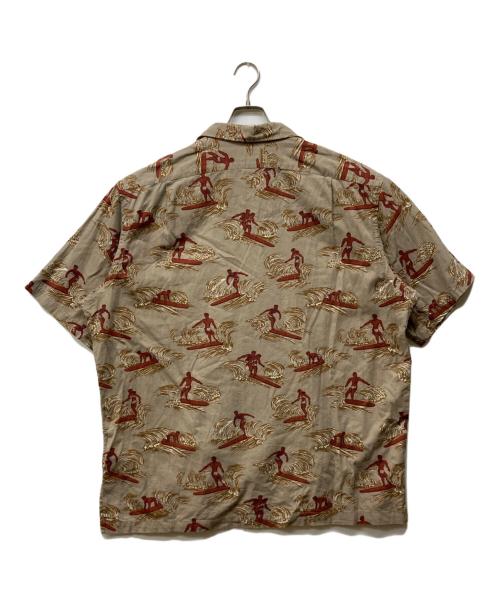 POLO RALPH LAUREN（ポロ・ラルフローレン）POLO RALPH LAUREN (ポロ・ラルフローレン) CLAYTON オープンカラーシャツ ブラウン サイズ:XLの古着・服飾アイテム