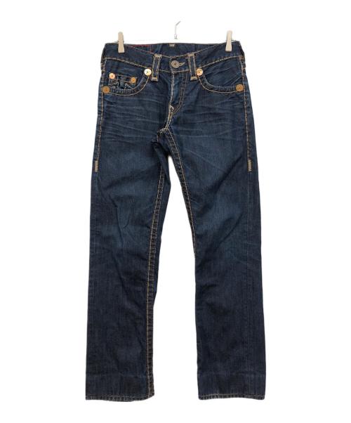 TRUE RELIGION（トゥルー レリジョン）TRUE RELIGION (トゥルー レリジョン) 太ステッチフレアデニムパンツ インディゴ サイズ:29の古着・服飾アイテム