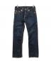 TRUE RELIGION（トゥルー レリジョン）の古着「太ステッチフレアデニムパンツ」｜インディゴ