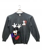 Disneylandディズニーランド）の古着「ミッキープリントスウェット」｜グレー