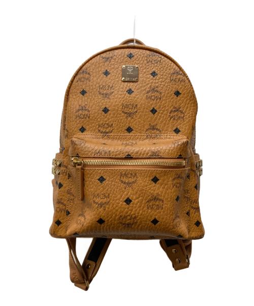 MCM（エムシーエム）MCM (エムシーエム) STARK サイドスタッズリュック ブラウンの古着・服飾アイテム